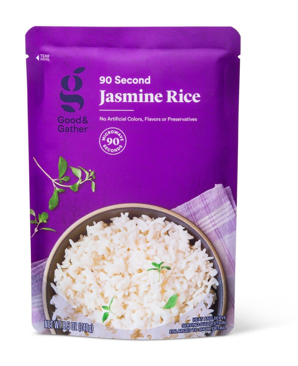 Good & Gather 90 Second Jasmine Rice Microwavable Pouch (8.5 oz)