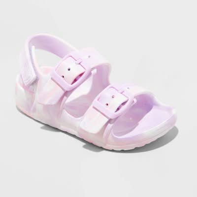 Cat & Jack Toddler Ade Blown Eva Sandals, 7T, Purple