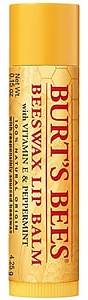 Burt's Bees Original Moisturizing Beeswax Lip Balm with Vitamin E and Peppermint, 0.15 oz. Tube