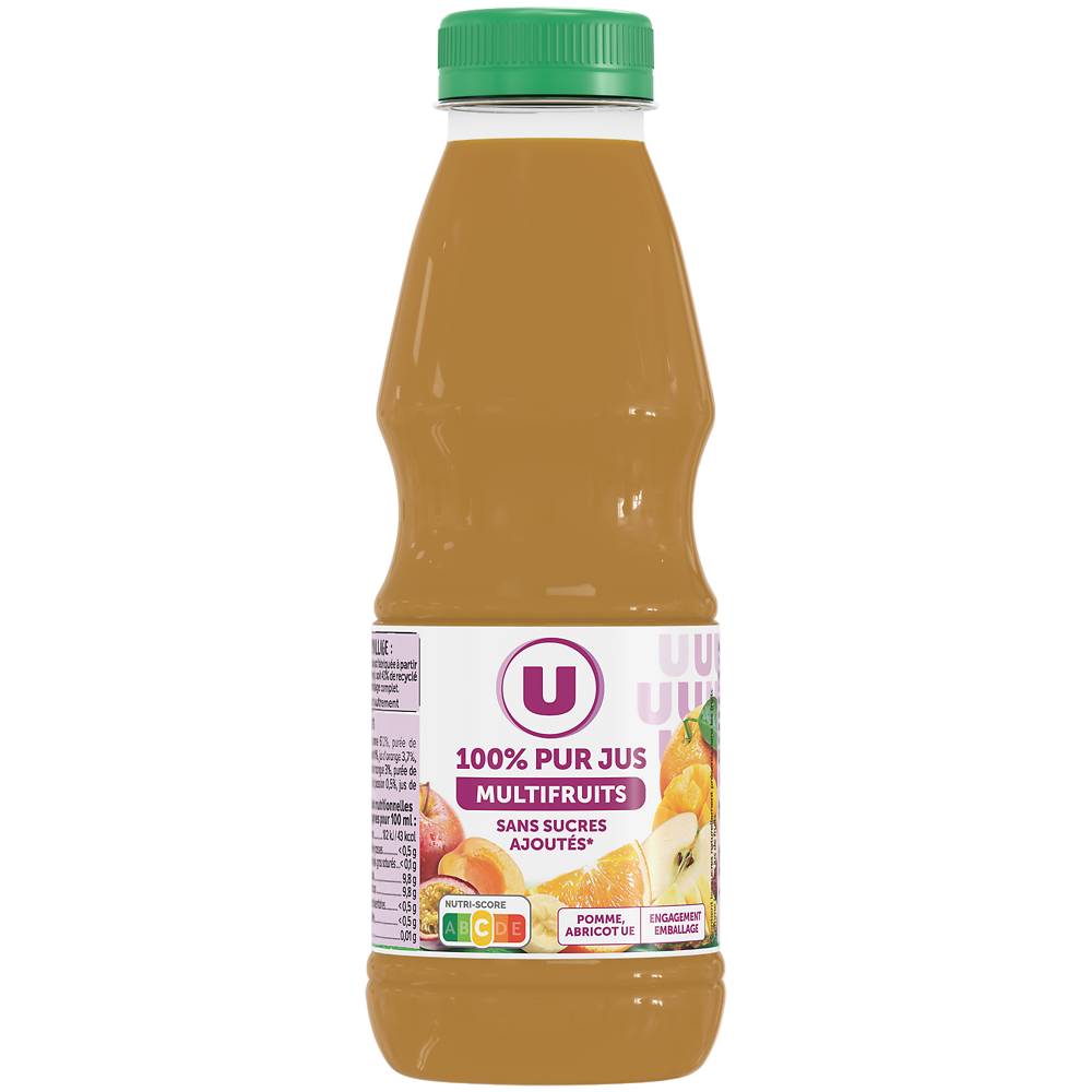 Les Produits U - Pr jus de multifruits (500ml)