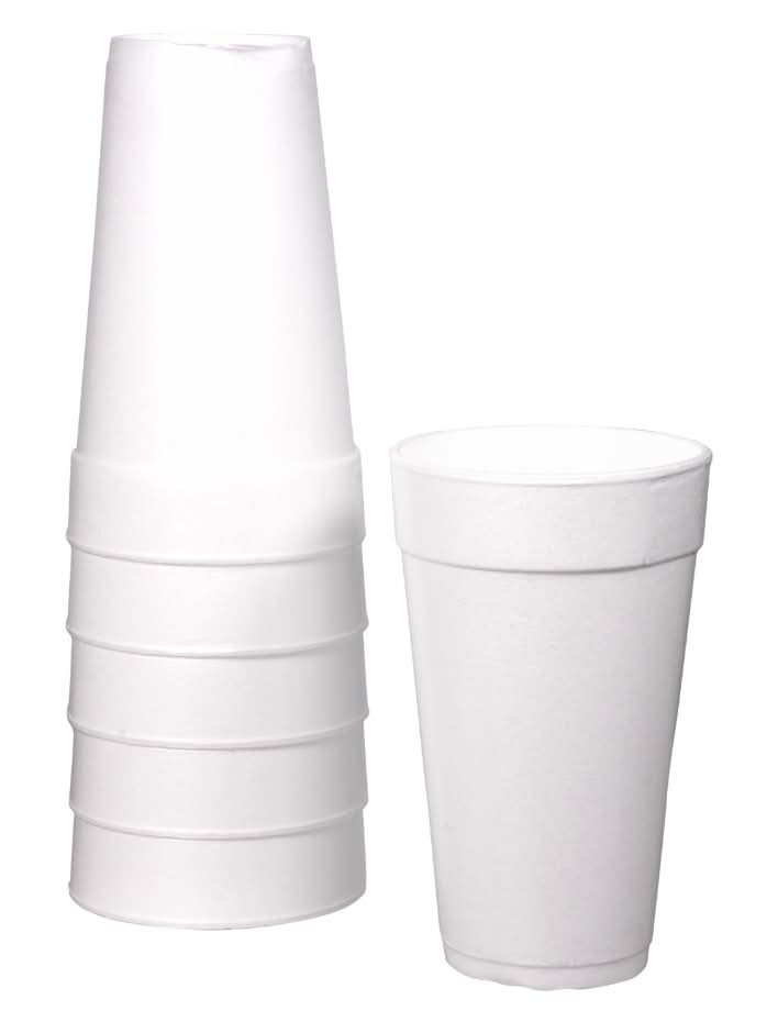 Homeline Hot or Cold White Foam Cups, 20 fl.oz, 10 ct.