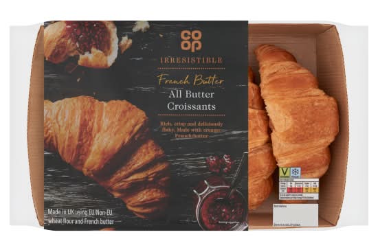 Co-op Irresistible French All Butter Croissants