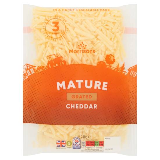 Morrisons Mature Cheddar Cheese (240g)