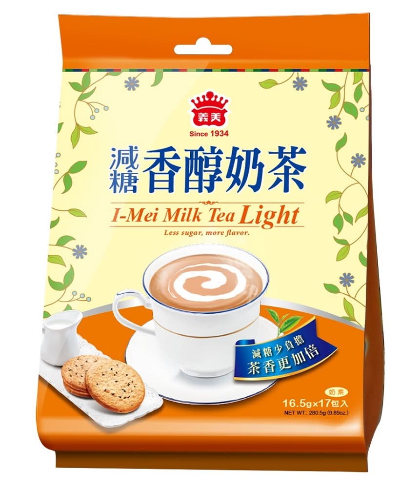 義美減糖香醇奶茶16.5g x17 <280.5g克 x 1 x 1Bag包>