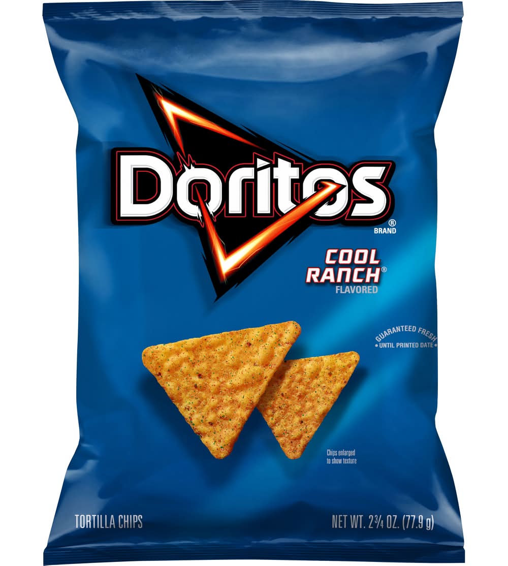 Doritos Tortilla Chips, Cool Ranch (2.75 oz)