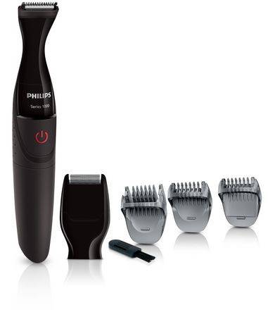 Tondeuse de précision multigroom dualcut de philips (mg1100/16) - philips multigroom dualcut precision trimmer (mg1100/16)