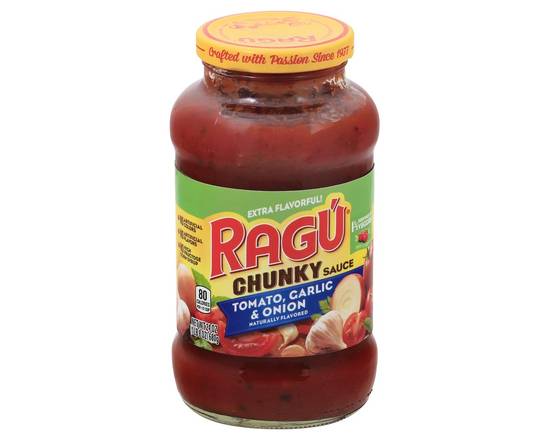Ragú · Chunky Pasta Sauce Tomato Garlic & Onion Jar (24 oz)