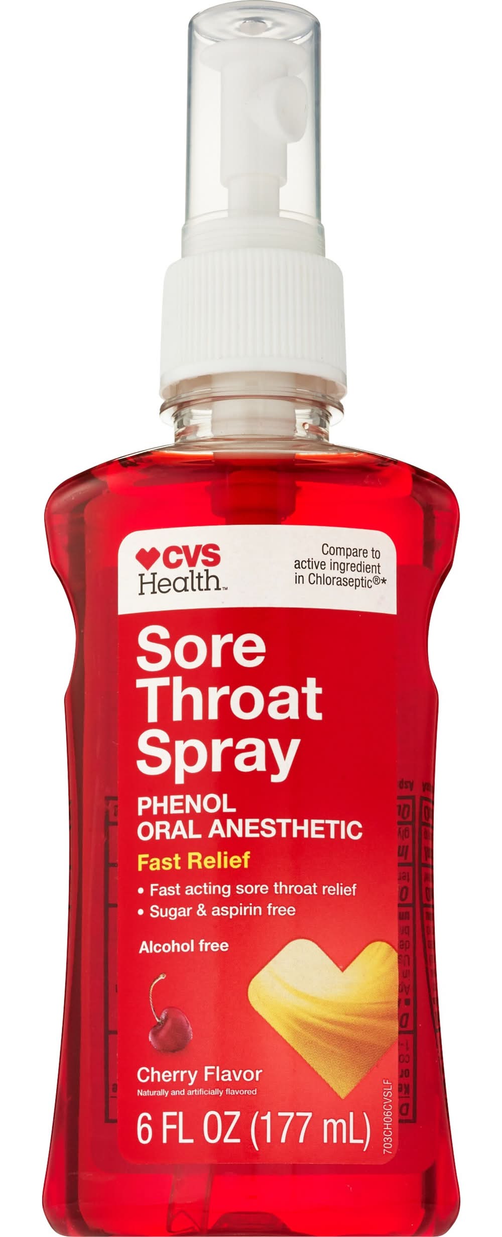 CVS Health Phenol Oral Anesthetic Sore Throat Spray, Cherry (6 fl oz)