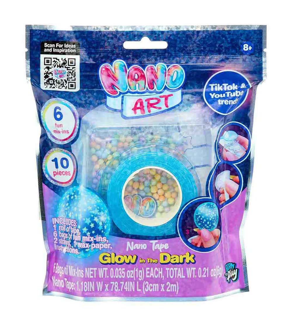 Nano Art Glow In The Dark Mixed Set Assorted 1 Ct