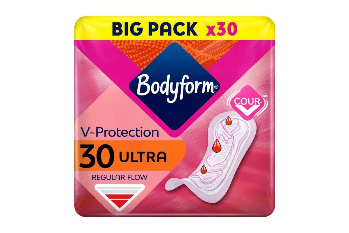 Bodyform Cour-V Ultra Normal Sanitary Towels 30 pack