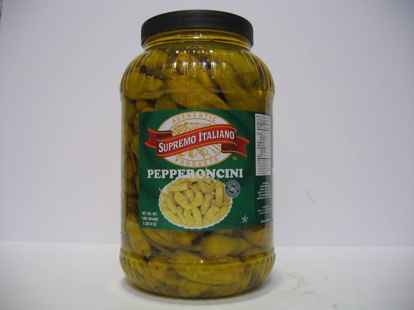 Supremo Italiano - Whole Pepperoncini - gallon