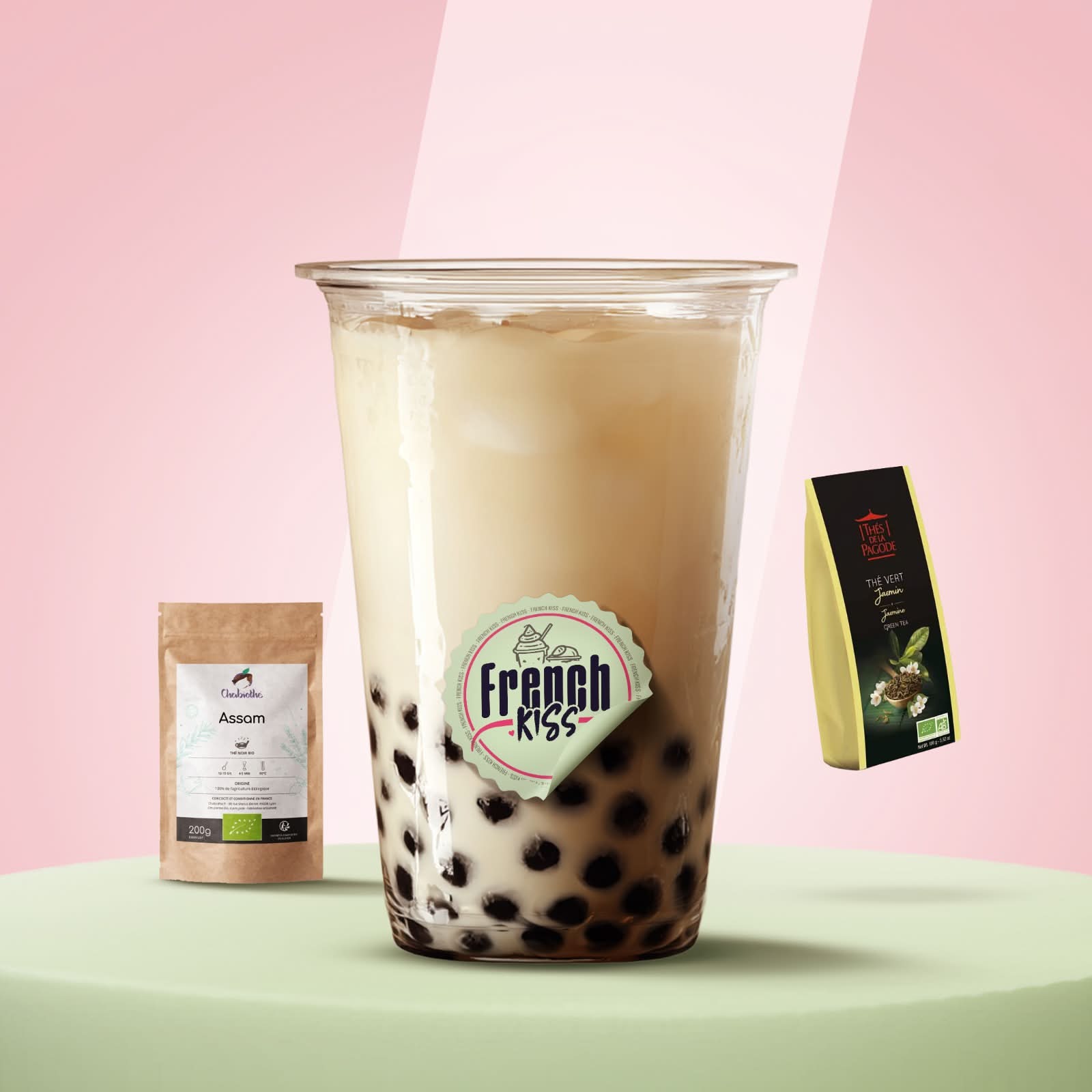 Bubble'kiss avec Thé au Lait