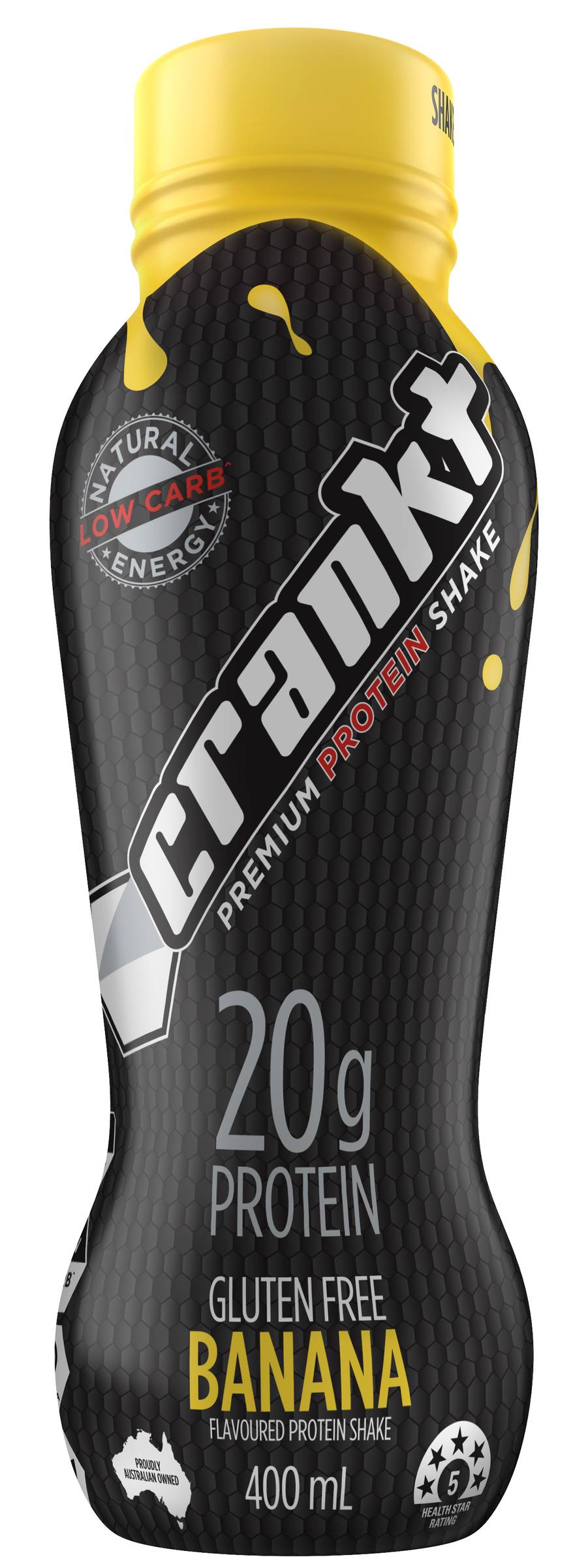 Crankt Premium Protein Shake, Banana (400mL)