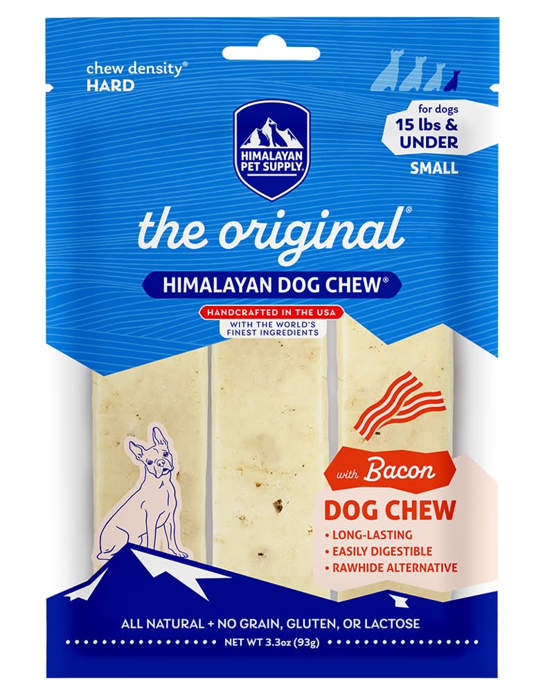 Himalayan The Original Himalayan w/ Bacon Dog Chew Treat (Small - 3.3 oz)