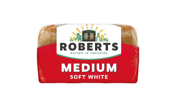 Roberts Soft White Medium 800g Bread Loaf (801040) 