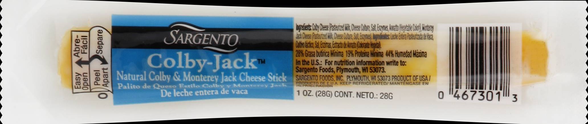 Sargento Colby Jack Cheese Stick 1oz