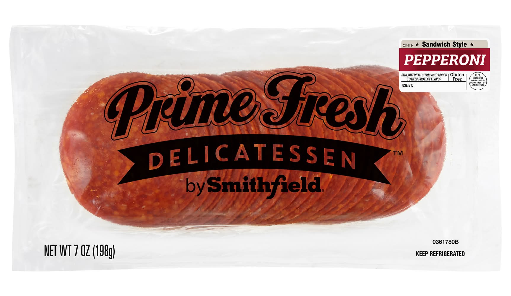 Smithfield Delicatessen Prime Fresh Sandwich Style Pepperoni (7 oz)