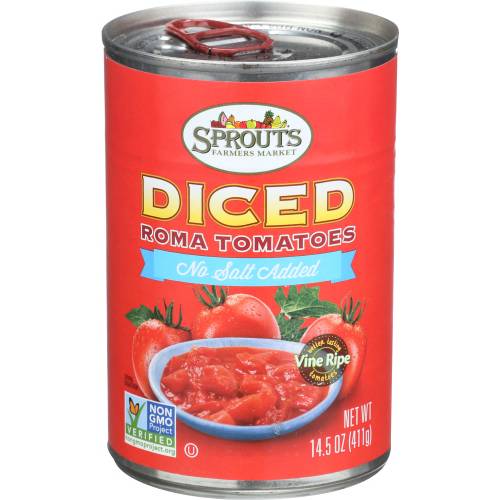 Sprouts Diced Tomatoes No Salt Added