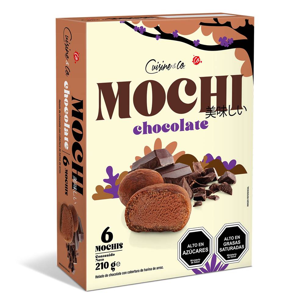 Cuisine & Co Helado mochi chocolate (210 g)