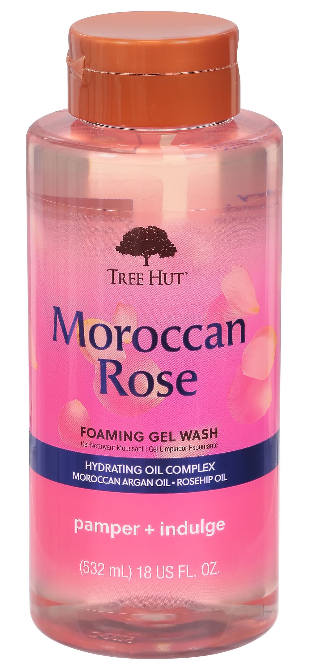Tree Hut Pamper + Indulge Moroccan Rose Foaming Gel Wash (18 fl oz)