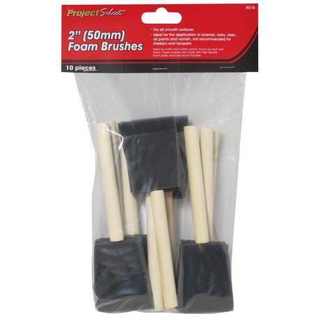 Project Select Foam Brushes (10 units)