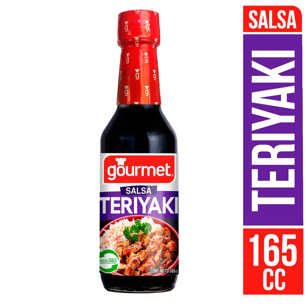 Gourmet salsa teriyaki (botella 165 ml)