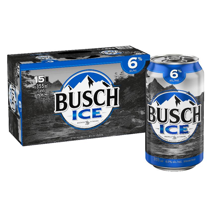 Busch Ice 6.0  (15 Cans, 355ml)