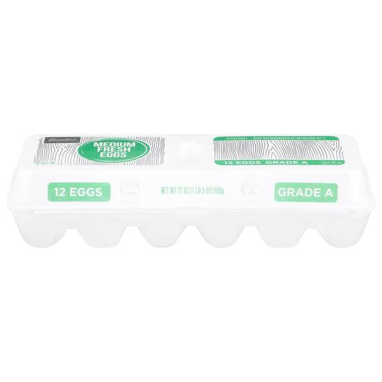 Essential Everyday Grade a Medium White Eggs (12 ct)