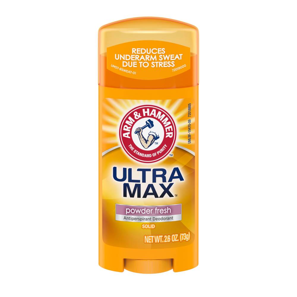 Arm & Hammer Ultramax Powder Fresh Antiperspirant Deodorant Solid