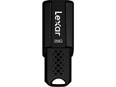 Lexar JumpDrive S80 256GB USB 3.1 Type A Flash Drive, Black (LJDS80-256GBNU)