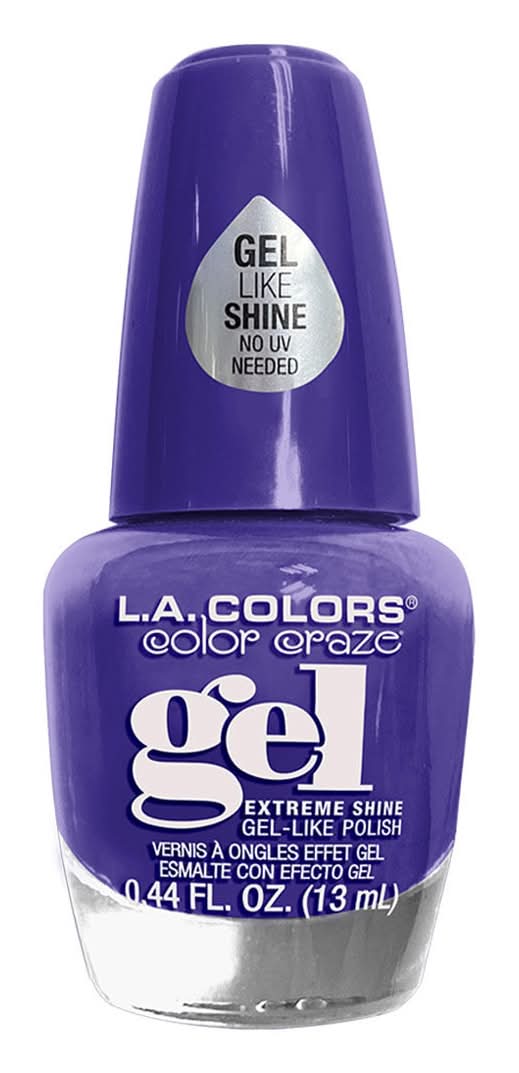 L.A. Colors Extreme Shine Gel Nail Polish in Rhythm, Blue (0.44 fl oz)