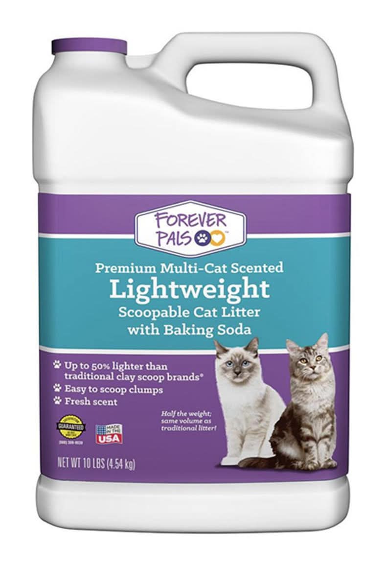 Forever Pals Light Weight Scented Litter With Baking Soda, Fresh (10 lbs)