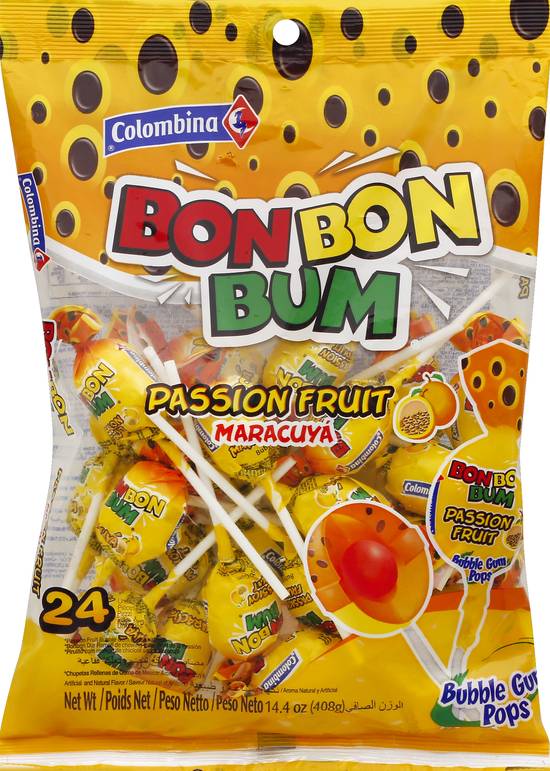 Bon Bon Bum Passion Fruit Maracuya Pops