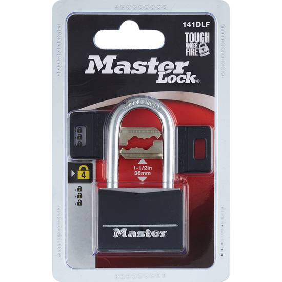 Master Lock Padlock With Key 1.5" (38mm) Level 4 #141DLF