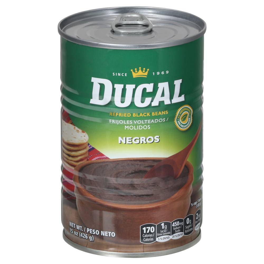 Ducal Refried Black Beans