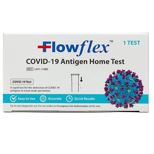 Flowflex COVID-19 Antigen Rapid Home Test Kit - 1.0 ea