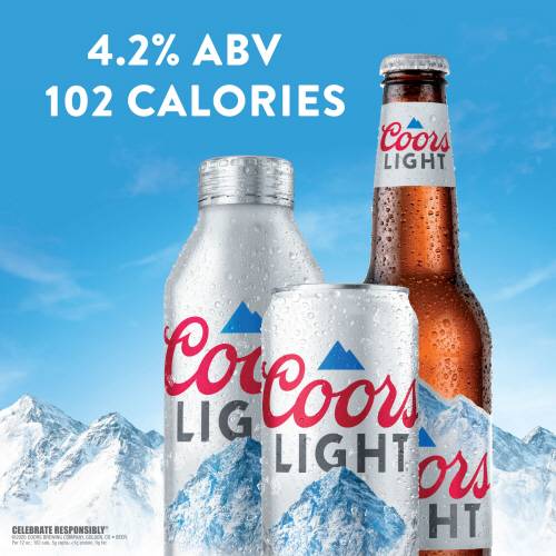 Coors Light 12 Pack Cans