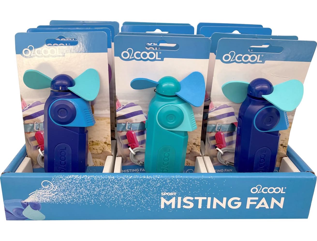 O2Cool 4.72 In. H X 3 In. D 1 Speed Misting Fan