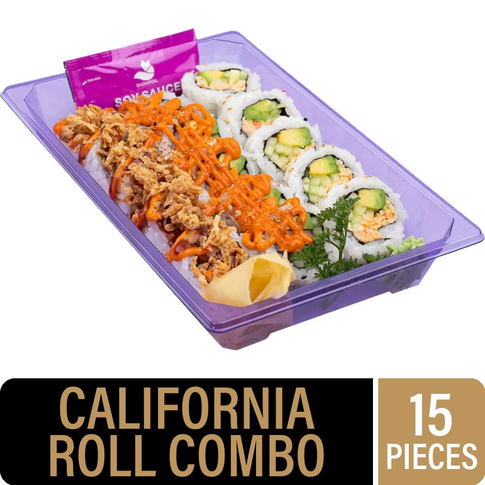 Private Selection California Sushi Combo By Snowfox (15 ct)
