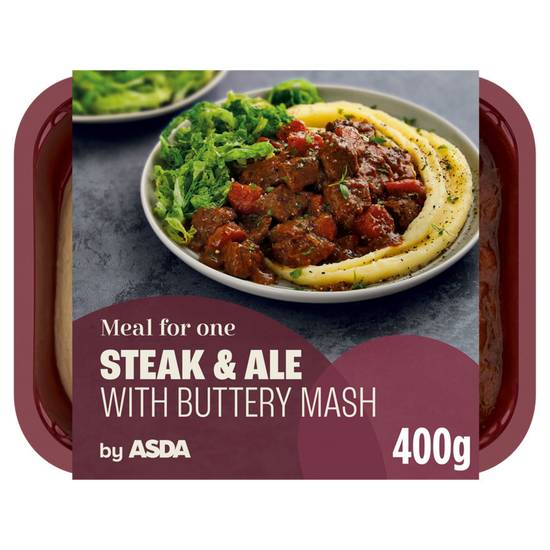 Asda Classic Ready Meals Steak & Ale with Mash 400g