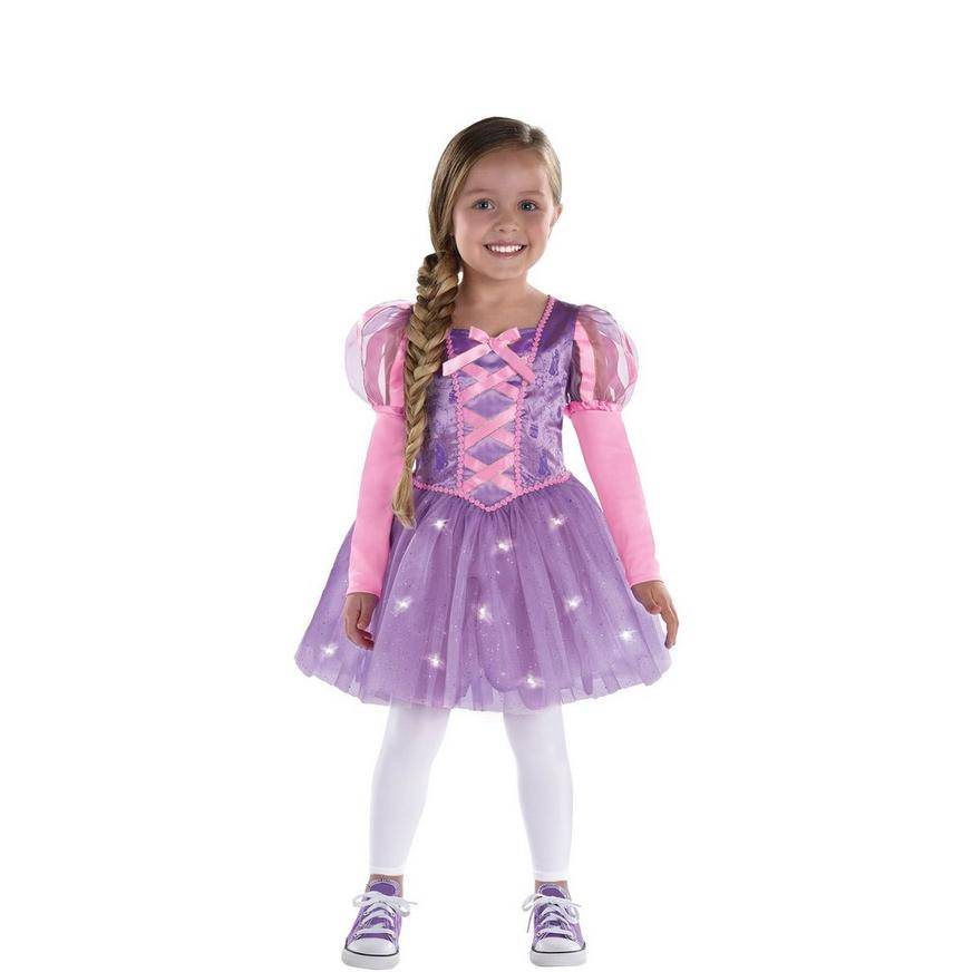 Kids' Light-Up Rapunzel Costume - Disney Tangled - Size - M