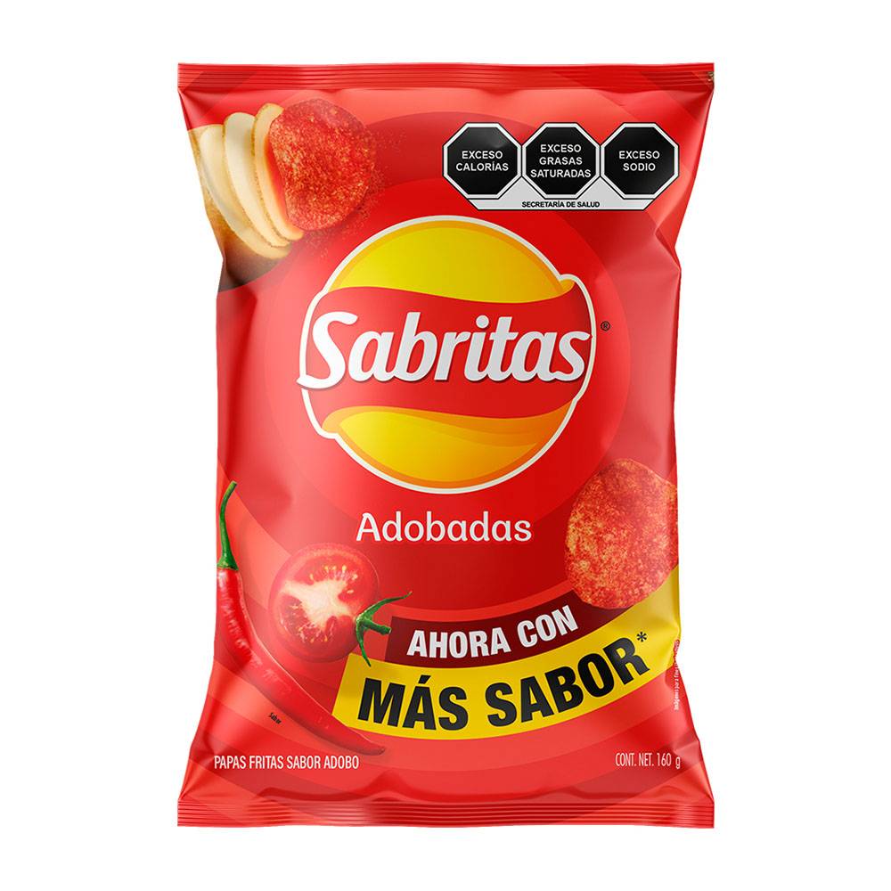 Sabritas · Papas fritas adobadas (160 g)