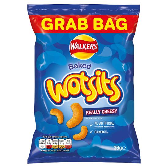 Walkers Wotsits Really Cheesy Snacks (36g)