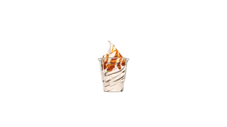 Coupe glacée au caramel