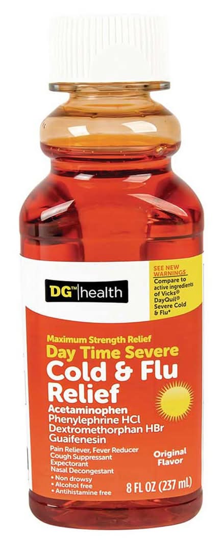 Dg Health Daytime Cold & Flu Relief Softgels 8 Ct