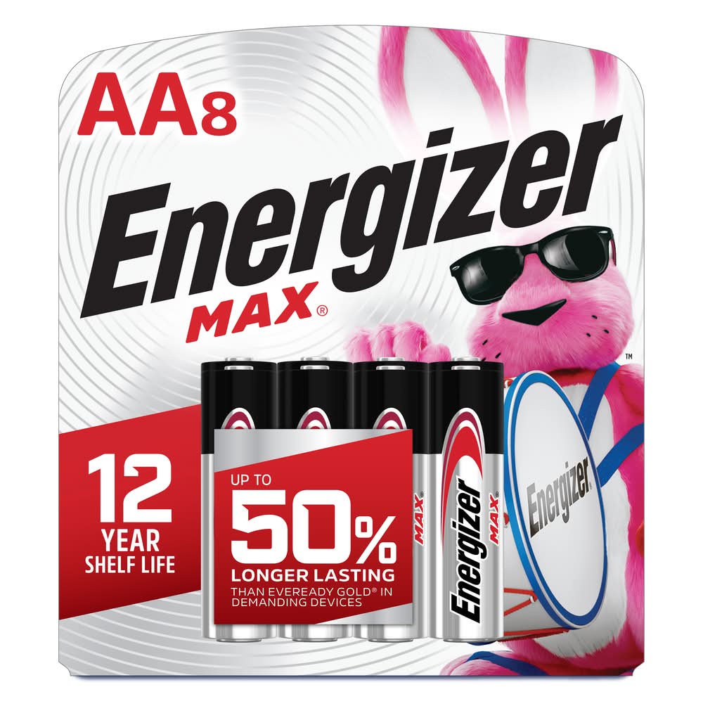 Energizer Max Aa Alkaline Batteries (8 ct)