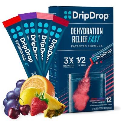 DripDrop Juicy Classics Sports Vegan Supplements (12 ct)