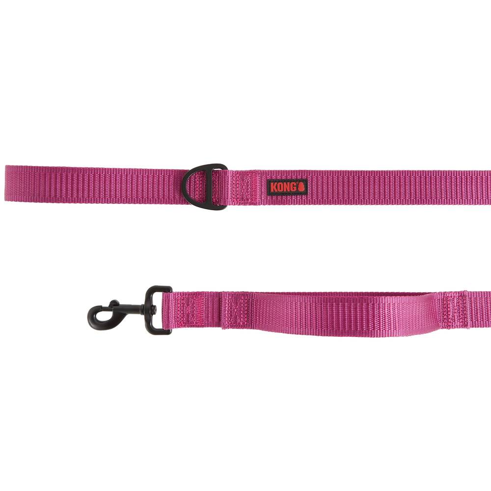 Kong Traffic Handle Ultra Durable Control Dog Leash (72 inch/pink)