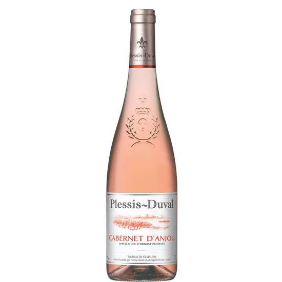 Plessis Duval Cabernet d’Anjou vin rosé 75cl