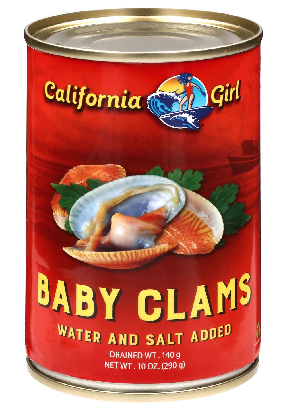 California Girl Baby Clams in Water (10 oz)